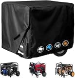420D Portable Generator Cover for Westinghouse WGen20000 25000W-20000W, Heavy Waterproof Windproof All Weather Protection Durable Generator Cover for Outdoor,A/Black