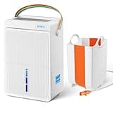 KNKA Max 80 Pints Dehumidifier with 2.64 Gal External Water Tank with Drain Hose for Basement, Bedroom, Bathroom & Large Room