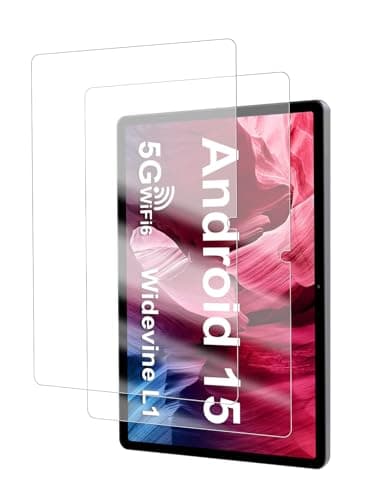 2 Pack Screen Protector for ZZB ZB10 (10 Inch) Android Tablet, 9H Tempered Glass, Anti-Glare, Scratch Resistant, Bubble Free, HD Clear Protective Film