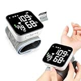 Noxzen Wrist Blood Pressure Monitor with LCD Display, 90x2 Memory