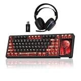 Aula Wireless Keyboard and Headset Combo, Aula L99 Wireless Keyboard G7 Wireless Headset