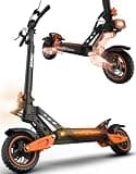 Off Road Electric Scooter for Adults, 52V/23AH, with Swing-Arm Suspension - 2000W Peak Power, 40+Mile Range, 10.5" All-Terrain Tires & Hydraulic Brakes