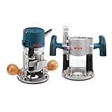 BOSCH Router 1617EVSPK 2.25 HP Combination Plunge- and Fixed-Base Woodworking Router