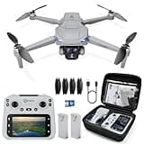 Contixo F23 GPS Drone With Camera, 46 Min Flight Time, 4.5" Screen Remote, Follow Me, Waypoints, 5GHz FPV Transmission, Return to Home, Hand Gestures, Orbit Mode Foldable Drones For Teens & Adults
