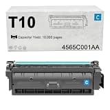 T10 Cyan Toner Cartridge High Yield Replacement for Canon 4565C001AA, 10000 Pages, Works with Color imageCLASS X LBP1538C MF1538C imageRUNNER C1533 C1538