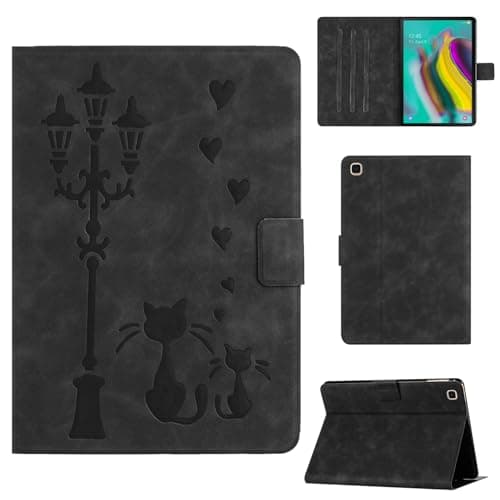 Rosbtib Samsung Galaxy Tab S5e 10.5 Inch 2019 Case SM-T725/T720 PU Leather Stand Protective Case Cover with Stand Function for Galaxy Tab S5e Black