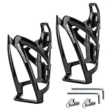 ROCKBROS Bike Water Bottle Holder Ultra-Light Bicycle Bottle Cages with Screws Tool, Universal Bike Cup Holder for Road MTB Mountain Bikes Cycling Accessories（2 Pack）