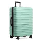 U.S. Traveler Boren Expandable Hardside Rugged Travel Luggage with 8 Spinner Wheels, Mint, Checked-Large 30-Inch