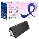 BIVOL TK-422 Toner Cartridges Compatible for Kyocera TK422 KM-2550 Printers, with Chip, High Yield 25000 Pages (1 Pack Black)