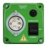 20 Amp 120V Manual Generator Transfer Switch for 120V Portable Generators, Power Stations,Solar Systems, Pre-Wired Generator Transfer Switch for Home, RV