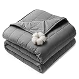 HCOIW Weighted Blankets for Adults - 5lbs,41” x 60”Queen Size Heavy Blanket for Sleeping, Machine Washable, Soft and Breathable Cooling Blanket with Premium Glass Bead,All-Season