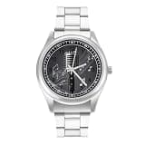 NTVOWPZO Three-Hand Analog Stainless Steel Watches for Men Easy Reader