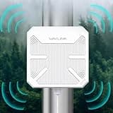 WAVLINK AX3000 Outdoor WiFi 6 Extender, Dual Band Long Range WiFi Repeater/Wireless Access Point/Router with PoE/ 3KM PtP Transmission, IP67 Waterproof, Supports Up to 256 Devices for Camping, Farm