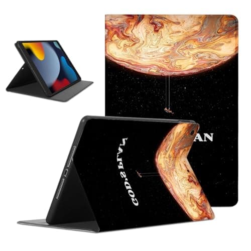 Mrtponk Jesus Christian God's Plan Tablet Case for iPad Air 11 Inch (M3 2025/M2 2024)/Air 5th 2022/4th 2020 Gen 10.9",Planet Pattern for Women Men Teens Protective Cover Flip PU Leather Stand Funda