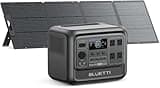 BLUETTI Elite 100 V2 Solar Generator with 200W Solar Panel (Ships Separately), Portable Power Station 1024Wh w/ 4 1800W AC Outlets, 35% Smaller, Ideal for Camping, Emergencies, Backup Power
