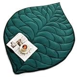 Kaisa Weighted Lap Blanket 7 lbs 41" x 53", Cozy Luxury Crystal Velvet Small Weighted Blanket for Adults, Portable Travel Weighted Blanket for Relaxation, All-Season Blanket, Machine Washable, Green