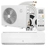 GarveeHome 18000 BTU Mini Split Air Conditioner Heat Pump System, 19 SEER2 230V Ductless AC Cool Up to 1250 Sq. Ft, Complete Installation Kit, White