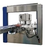 Automatic Rotary Bottle Labeling Machine, Commercial Label Applicator with Touch Screen Control, Easy Setup & Low Maintenance, for Small to Medium-Scale Food & Beverage Production