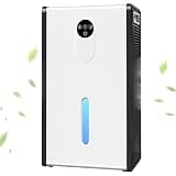 Dehumidifier for Basement, 1076 sq.ft Dehumidifiers for Home Bedroom Bathroom RV with Drain Hose, 72 OZ Quiet Portable Dehumidifier with Auto Shut Off, Auto Defrost, 7 Color LED Light, Sleep Mode