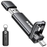 SSK 2TB SSD USB C Flash Drove up to 1000MB/s,Fast External SSD Dual Drive Type-C +USB-A 3.2 Gen 2 Solid State Thumb Drive,Memory Stick for iPhone 15/PS4/Android Phone/Tablet/Windows/Mac, SD301 Pro