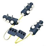 Game Controller Buttons for Tablet & for ipad, 6/8/10 Finger Mobile Gaming Triggers, ABS High Sensitivity Fire Button Kit, Black(12.4~13.5 inches)