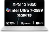 Dell XPS 13 9350 AI Business Laptop, 13.4" FHD+ 120Hz Display, Intel Core Ultra 7 258V, 32GB LPDDR5X RAM, 1TB PCIe SSD, Backlit Keyboard, Fingerprint Reader, Thunderbolt 4, Windows 11 Home