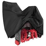bruwaa Snow Blower Cover, 420D Waterproof Oxford Cloth, Universal Fit, Outdoor Protection, Snowblower Cover Universal - Black