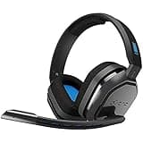ASTRO Gaming A10 Wired Gaming Headset, Lightweight and Damage Resistant, ASTRO, 3.5 mm Audio Jack, for Xbox Series X|S, Xbox One, PS5, PS4, Nintendo Switch, PC, Mac- Black/Blue