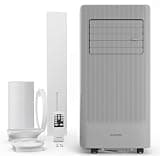 Garvee 10000 BTUs Portable Air Conditioner,Up to 450 Sq.Ft. Remote Control Silent Portable AC Unit, Dehumidifier,Fan,Sleep Mode,24H Timer&Installation Kit,DOE Certified,Ceer 6.7 Grey