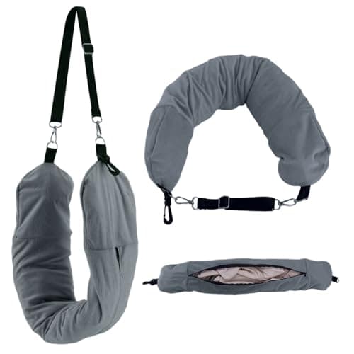 NEXAVKPR Stuffable Neck Pillow Travel with Clothes Fillable Storage Bag Case Cover for Stuffable Storage Bag with Clothes