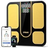 LVPIMAN Professional Smart Scale for Body Weight, BMI, Body Fat, Muscle Mass, Highly Accurate 25 Body Composition Weighing Machine, Bathroom Digital Scale Large Display Sync with Fitness App, 402lb