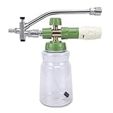 Hilitand Foam Cannon for Pressure Washer Dual Connector Dual Way Valve 1/4 Inch & M22 14mm Threads 3600 PSI Adjustable Thick Foam Sprayer with Wide Mouth Bottle
