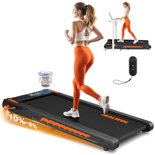 Walking Pad Treadmill for Home Deep Orange