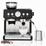 20 Bar Espresso Machine with Grinder, Stainless Steel Semi Automatic, 30 Grind Settings, 58mm Portafilter, 360° Steam Wand Milk Frother for Latte Cappuccino, 2.8L Tank, Coffee Maker for Home, Black