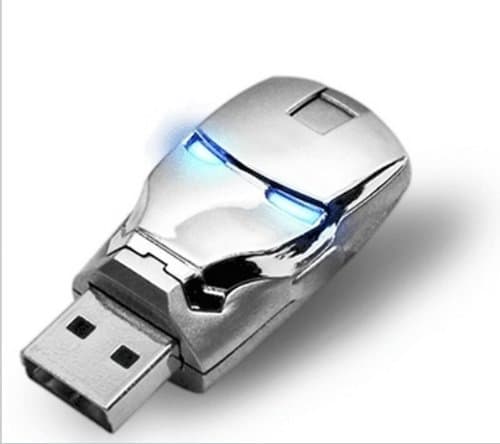 Wewdigi Iron Man Models Full Capacity 32GB USB Flash Drive Gift Tony Stark New and Fashion +Gift Box