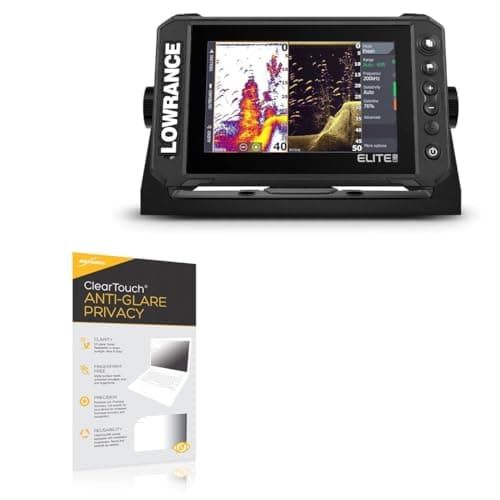BoxWave Screen Protector Compatible with Lowrance Elite FS 7 - ClearTouch Anti-Glare Privacy (2-Pack), Privacy Screen Protector Flexible Film Anti-Glare