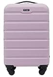 Wrangler 22" Hardside Spinner Carry-On Luggage, Lilac