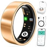VIVIYO Smart Ring for Men & Women, Fitness Tracker, Sleep, Heart Rate, SpO2