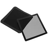 KALLORY 10pcs PC Fan Dust Mesh Filters Black PVC Computer Case Fan Covers with Speaker Mesh Design for Component Protection and Dustproof Cooling
