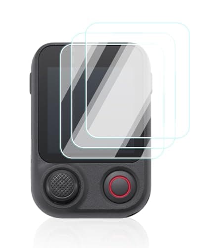 UYRUREL Screen Protector for DJI Osmo Mobile 8P, Anti-Scratch 9H Hardness Tempered Glass Flim,HD Clear,Bubble Free with Easy Installation Kit,3 Pack