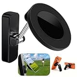 Sufdari Magnetic Golf Cart Phone Holder, [Ultra-Slim Tri-fold+All Alloy] Golf Gifts for Men Him Golfers dad, 2026 Golf Cart Accessories Compatible with MagSafe iPhone 17-12 for Club Car, EZGO, Yamaha