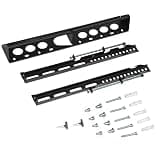 Universal TV Mounting Bracket Adjustable Wall Mount for TVs of Different Sizes Easy Assembly Black Iron