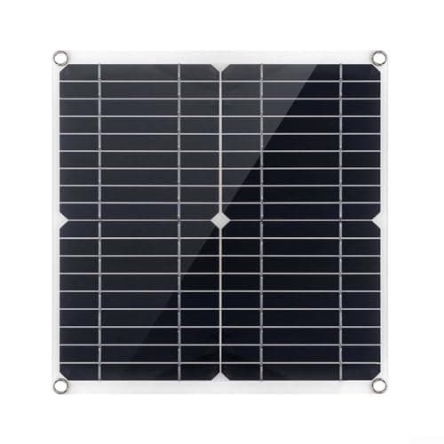 Minhe 20W 18V Flexible Solar Panel Kit, Monocrystalline Charger with Dual USB for Marine RV Car Cabin Garden