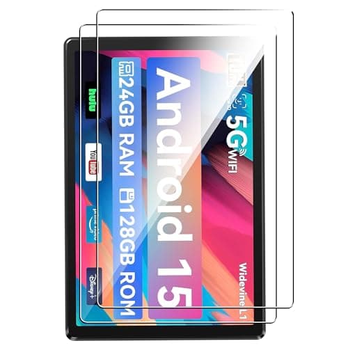zZjoOoj Pack of 2 Screen Protectors for Whitedeer Whec107bk (10 Inches, Model 2025) Tempered Glass 9H Hardness, Anti-Scratch, Anti-Oil, Anti-Bubble Screen Protector Films