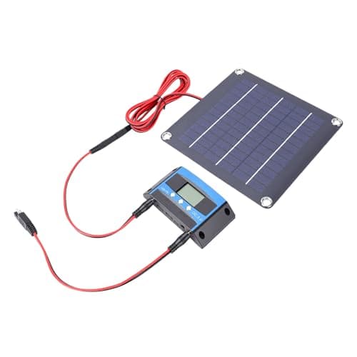 Generic Solar Powered Panel, 12 Volt Solar Panel Trickle Charging Kit, Smart MPPT Charge Controller for Car Automotive Boat Marine RV Trailer