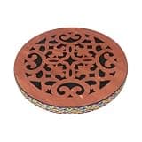 8 Inch Water Stream Drum, Rain Disk "Water-Fall" Ocean Drum| Natural Wood Percussion Instrument, Simulates Rainfall Flowing Water Sounds | for Sound Healing, Yoga Meditation, Music Performance