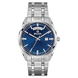 Bulova Men's Classic Surveyor 2-Hand Day/Date Quartz Watch, Luminous Hands, 39mm