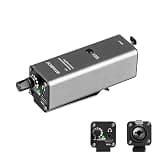 Rechargeable in Ear Monitor Amplifier Metal, Portable Headphone Amplifier with Stereo/Mono Switch, Headphone Amp with XLR and 6.35mm/TRS Input 3.5mm Output for Band, Guitar, Drummers