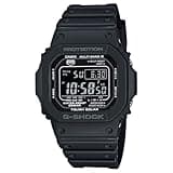 Casio G-Shock GWM5610U-1B Men's Tough Solar Atomic Digital Watch, Multi-Band 6 Radio Controlled, 200M Water Resistant, Shock Resistant, LED Backlight, Black Resin Strap