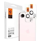 Spigen Camera Lens Screen Protector [GlasTR Optik Pro] designed for iPhone 17e, iPhone 16e - Black [2 Pack]